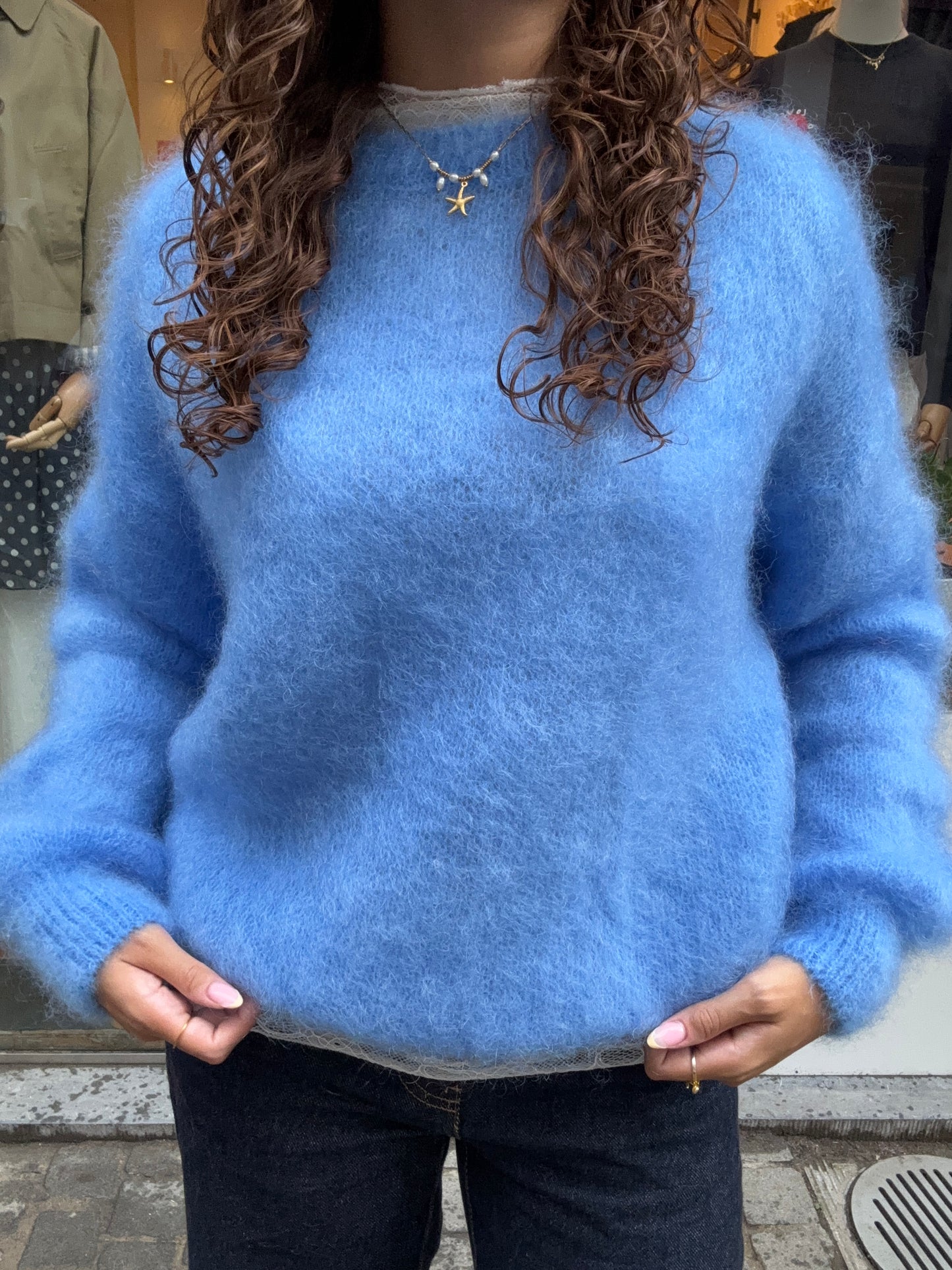 Yelina kid mohair pull
