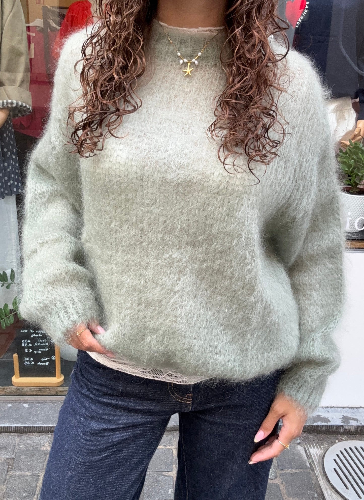 Eloïse kid mohair pull