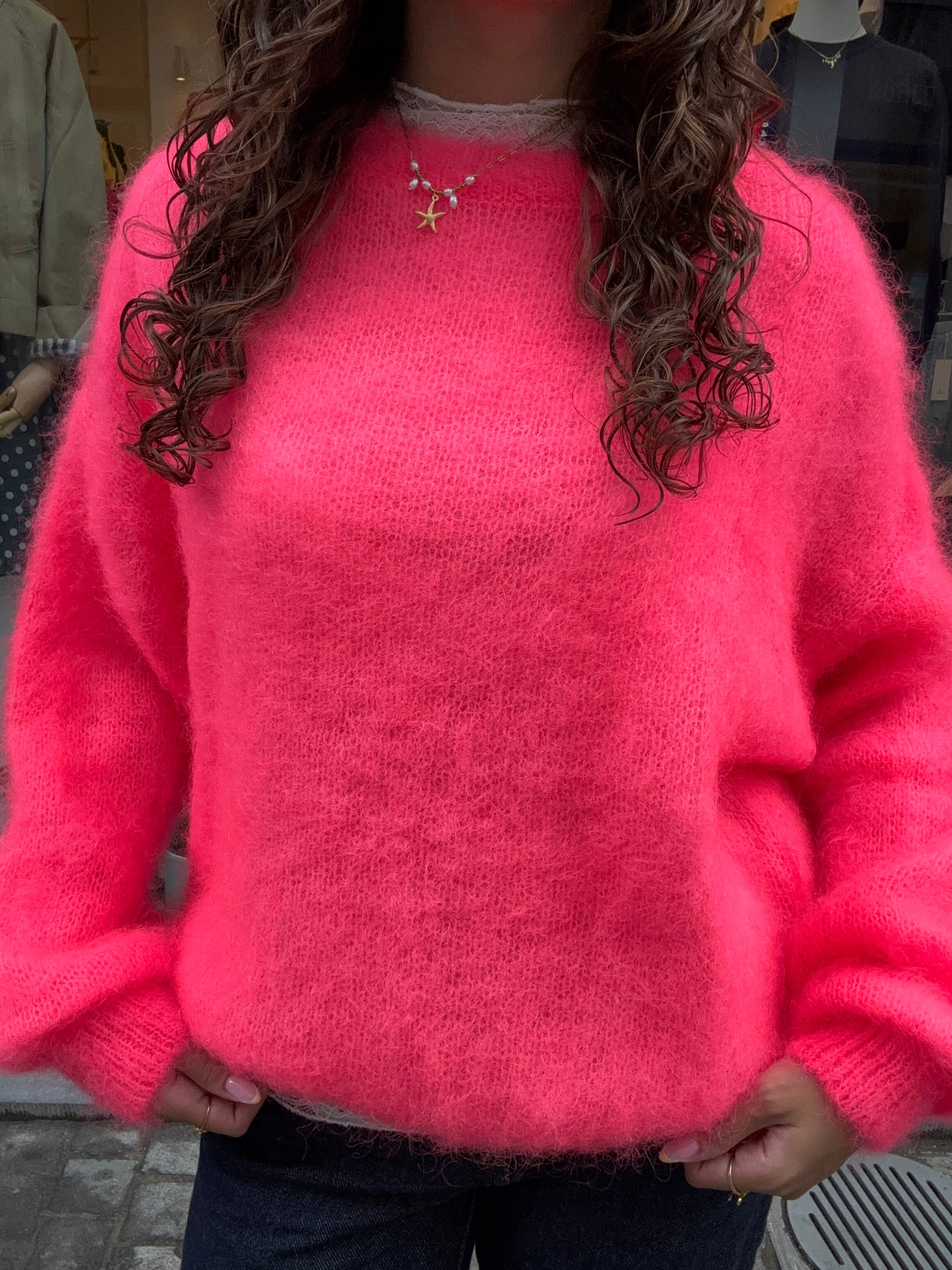 Yelina kid mohair pull