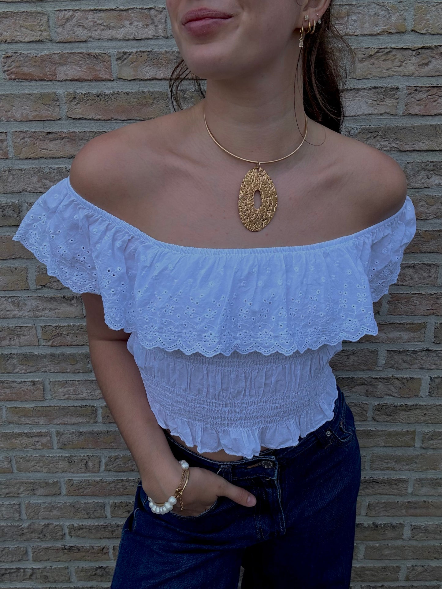Off shoulder top