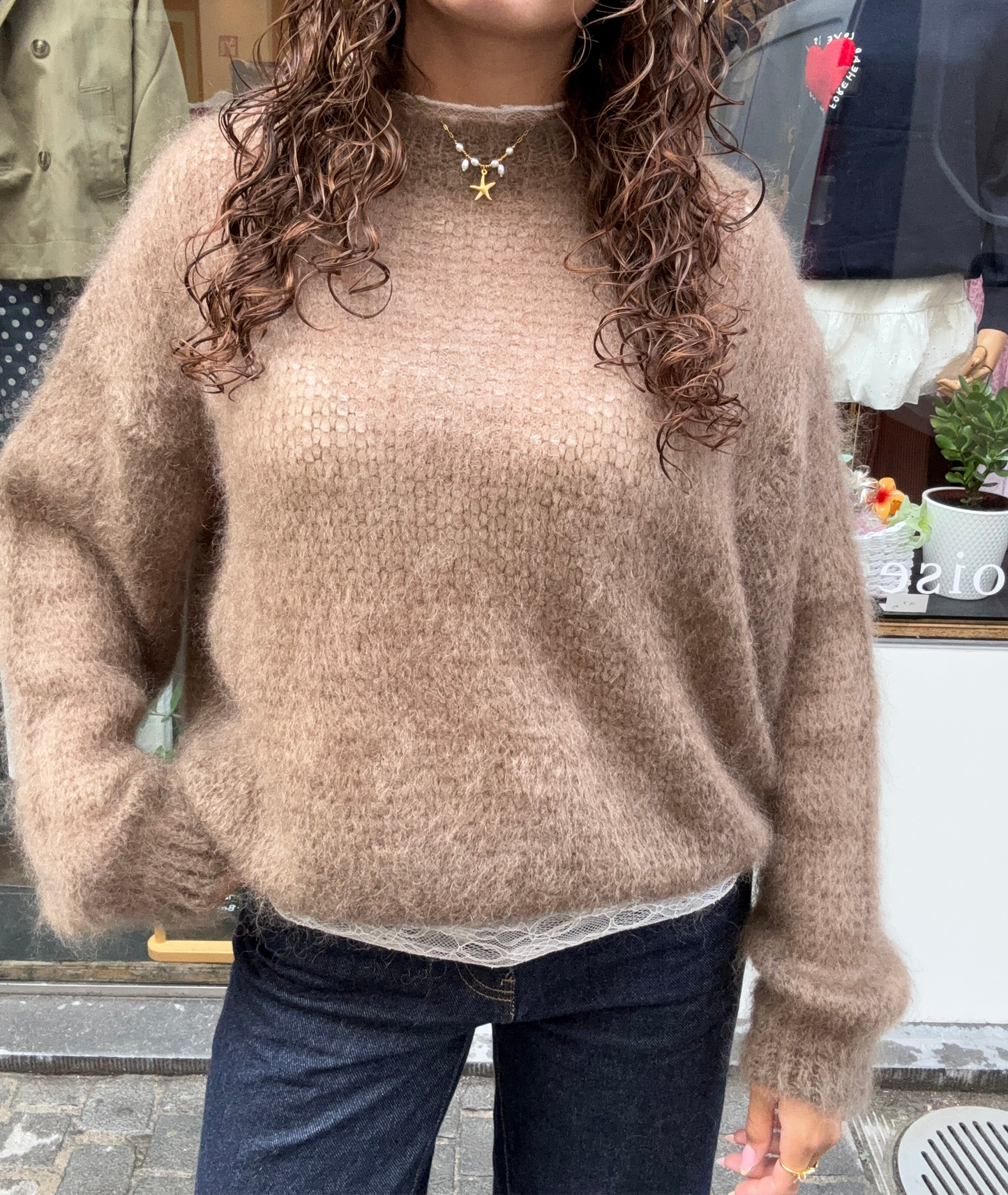 Eloïse kid mohair pull