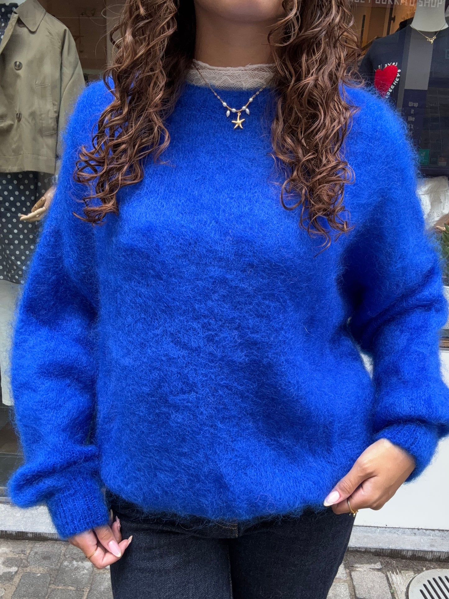 Yelina kid mohair pull