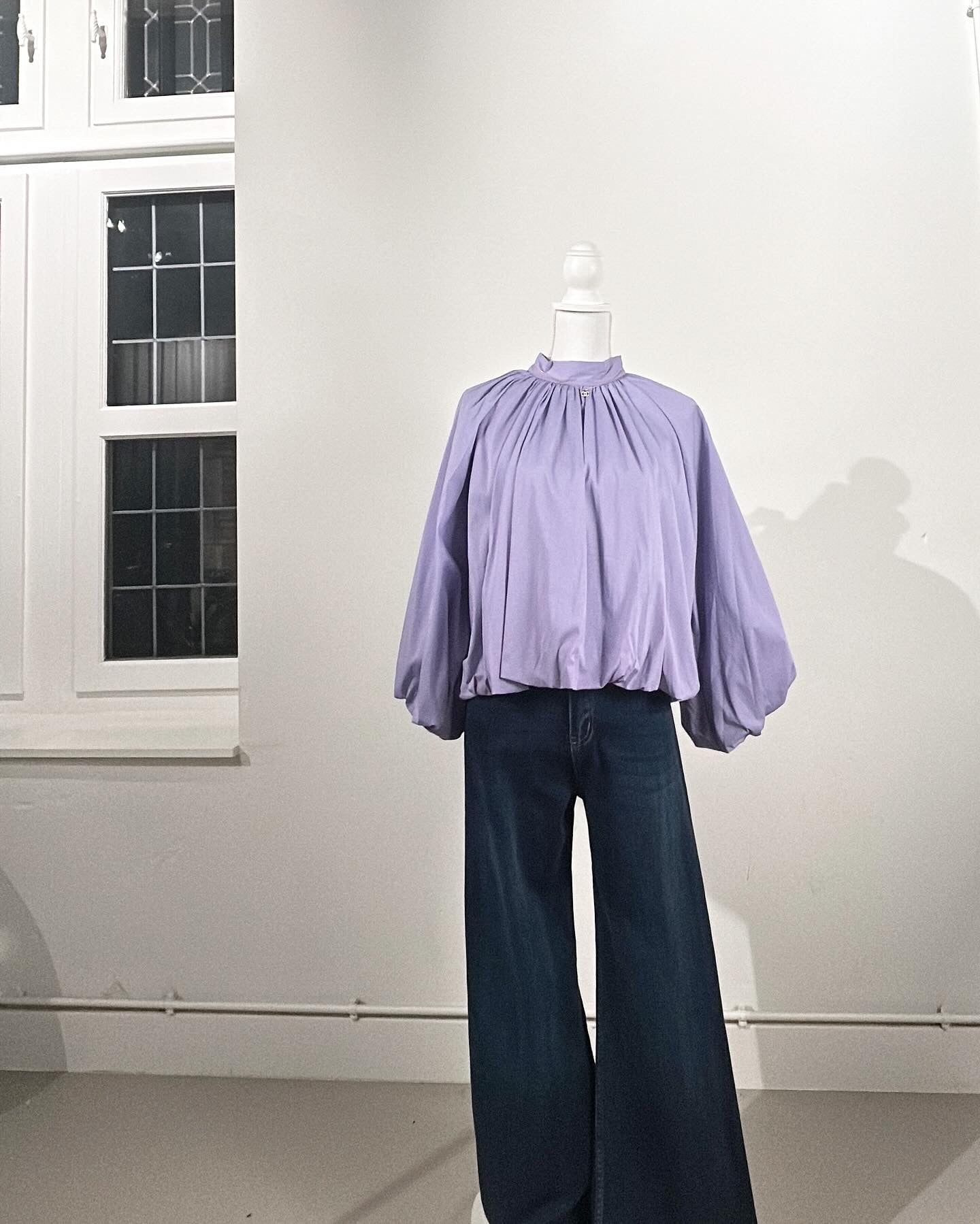 Luna blouse met open rug