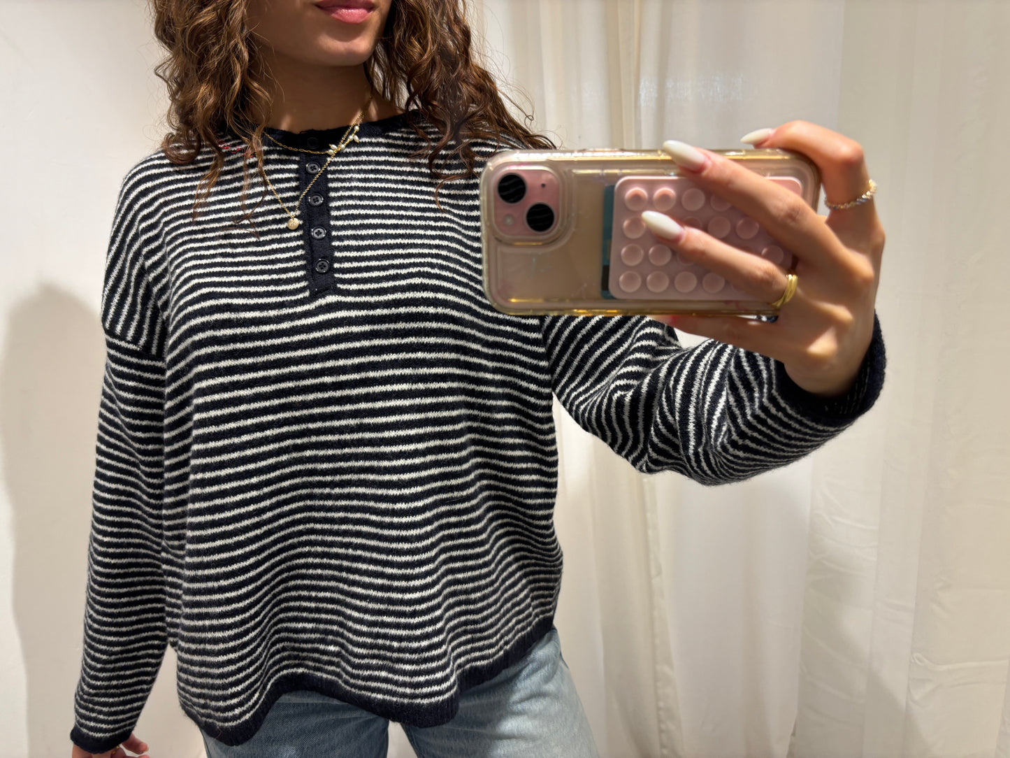 Stripped pull with bottoms