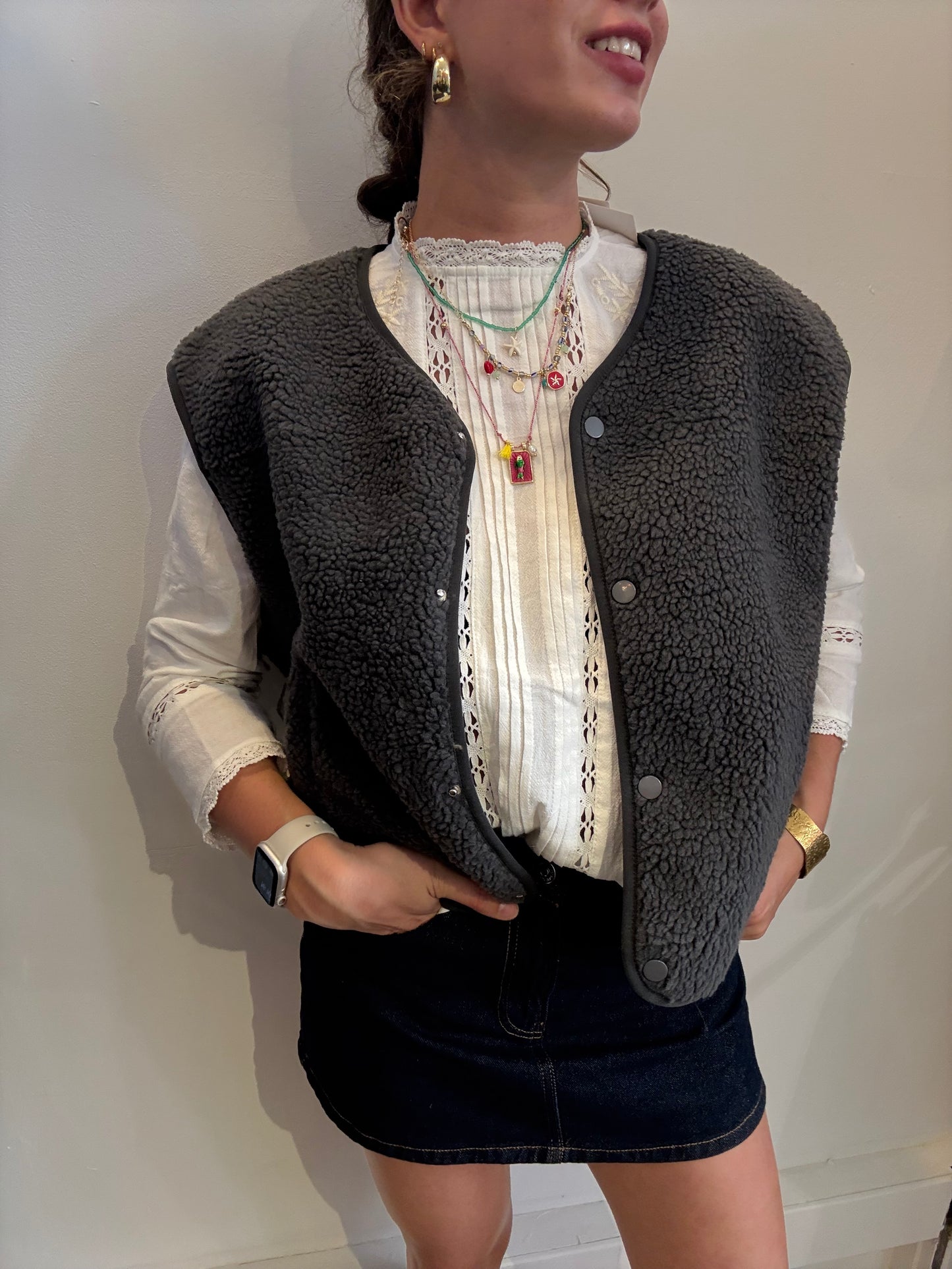 Teddy vest