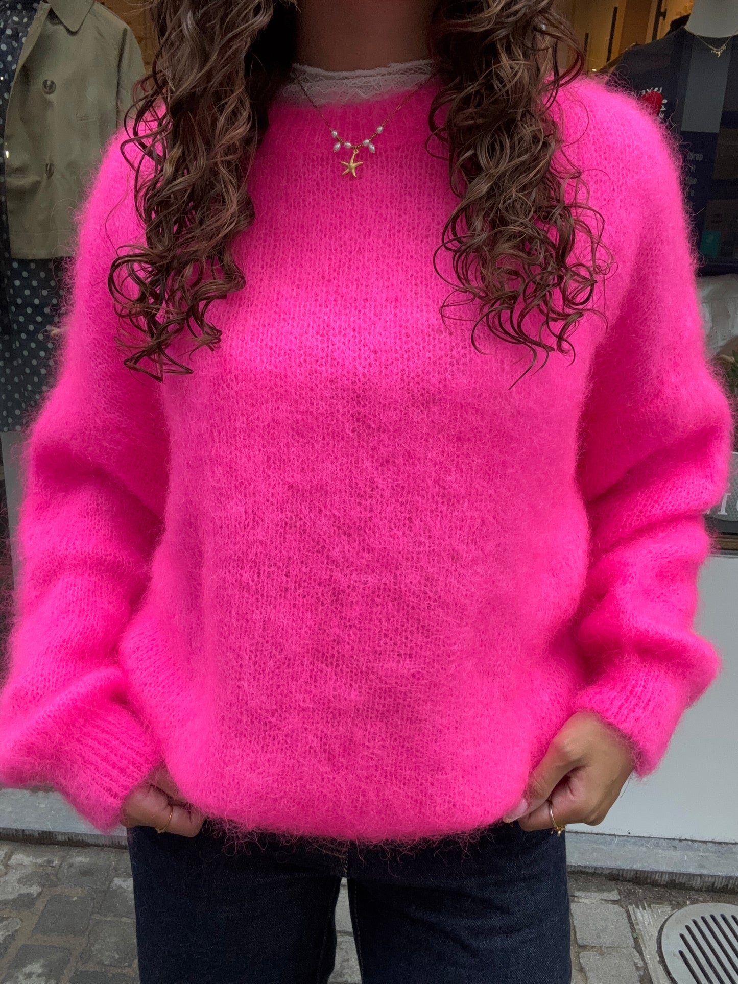 Yelina kid mohair pull