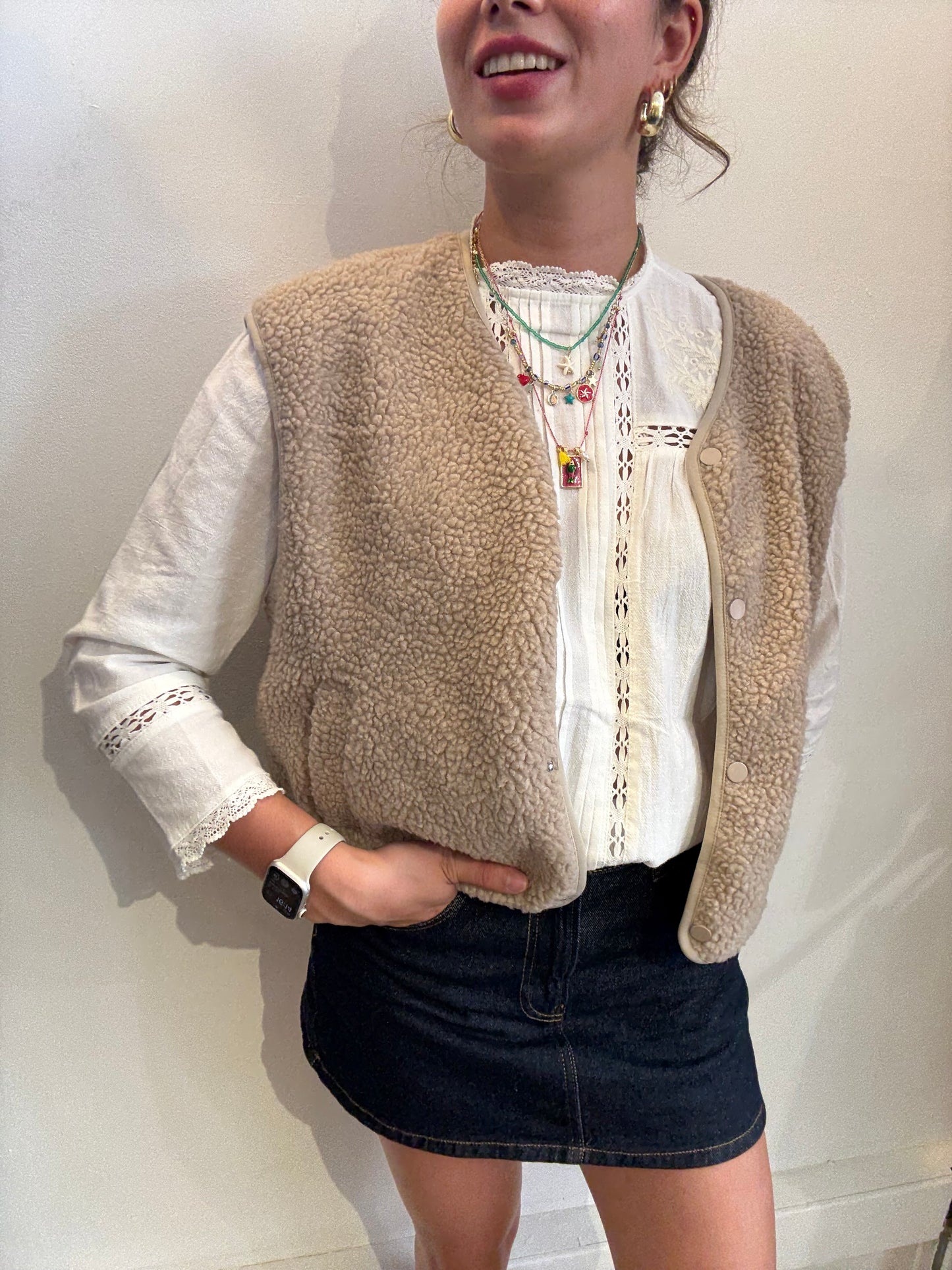 Teddy vest
