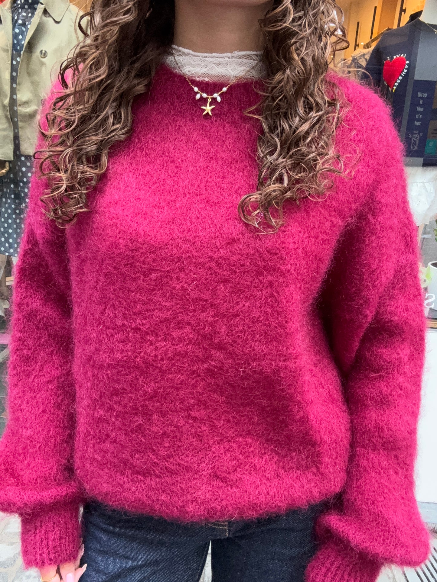 Yelina kid mohair pull
