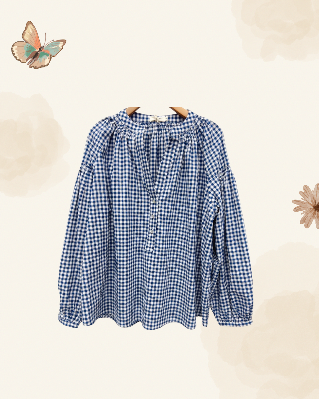 Lili blouse - donkerblauw