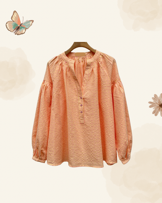 Lili blouse - orange/geel