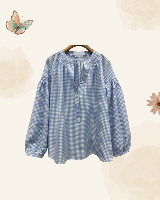 Lili blouse - licht blauw