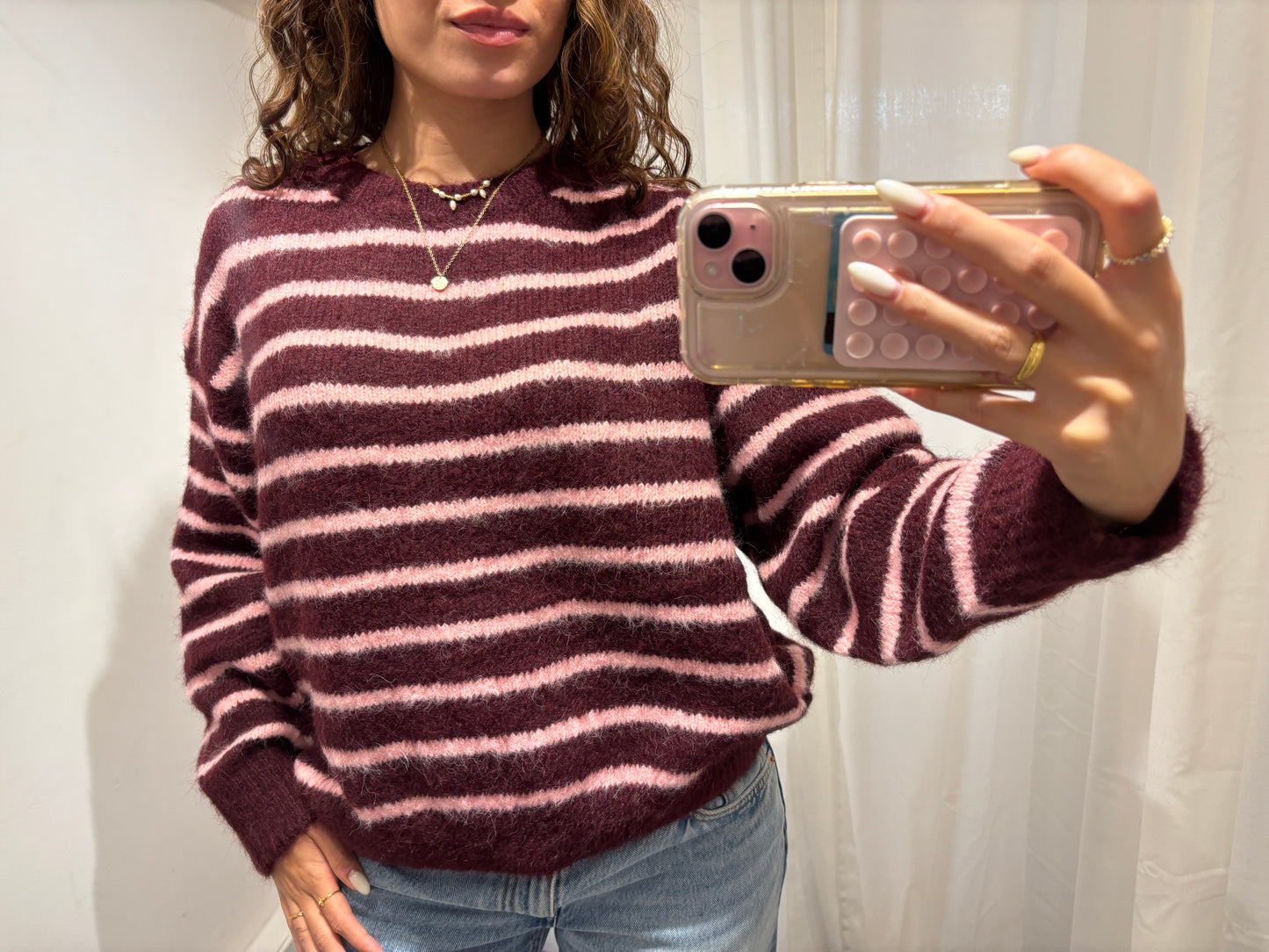 Nina stripped sweater