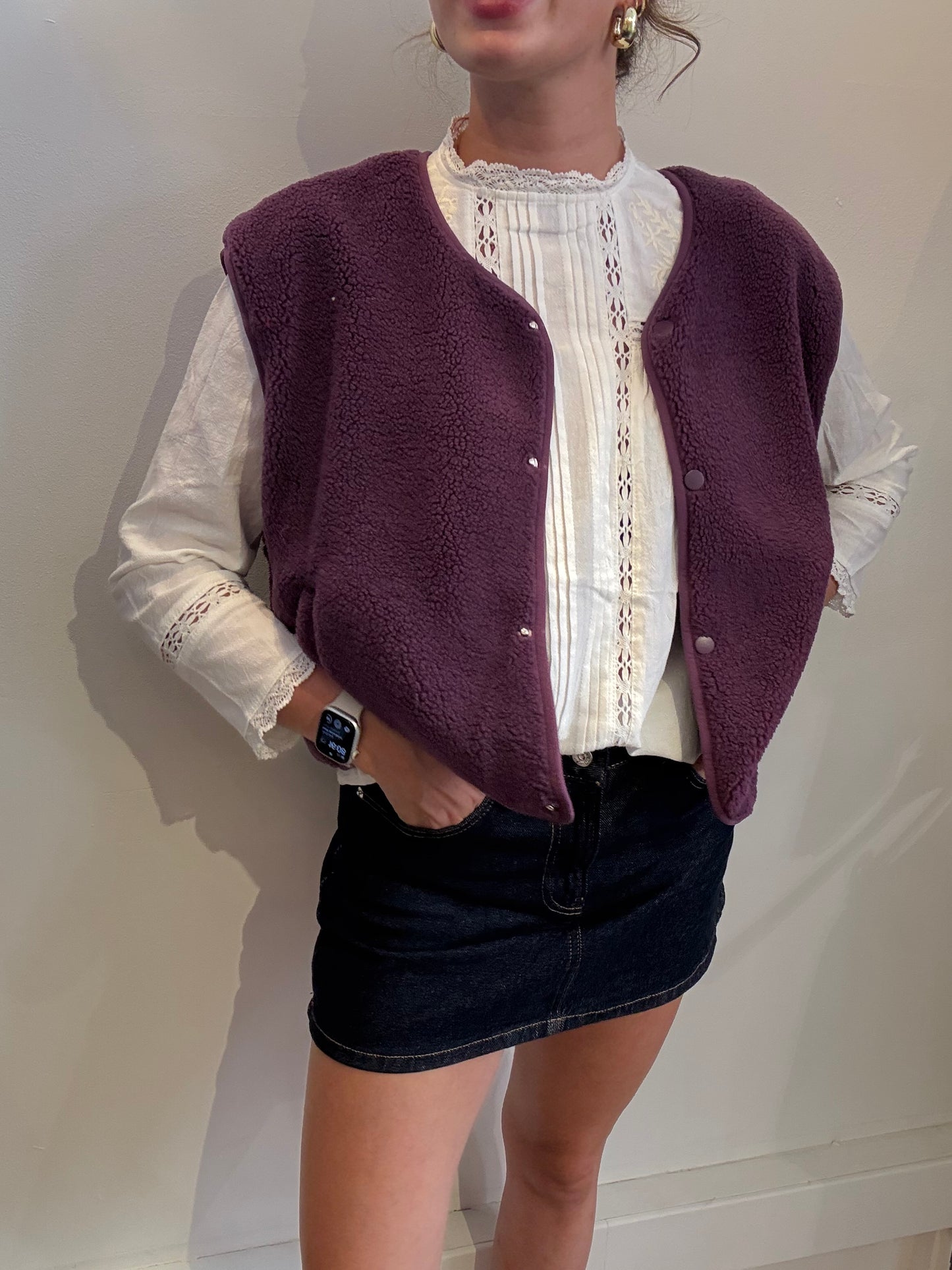 Teddy vest
