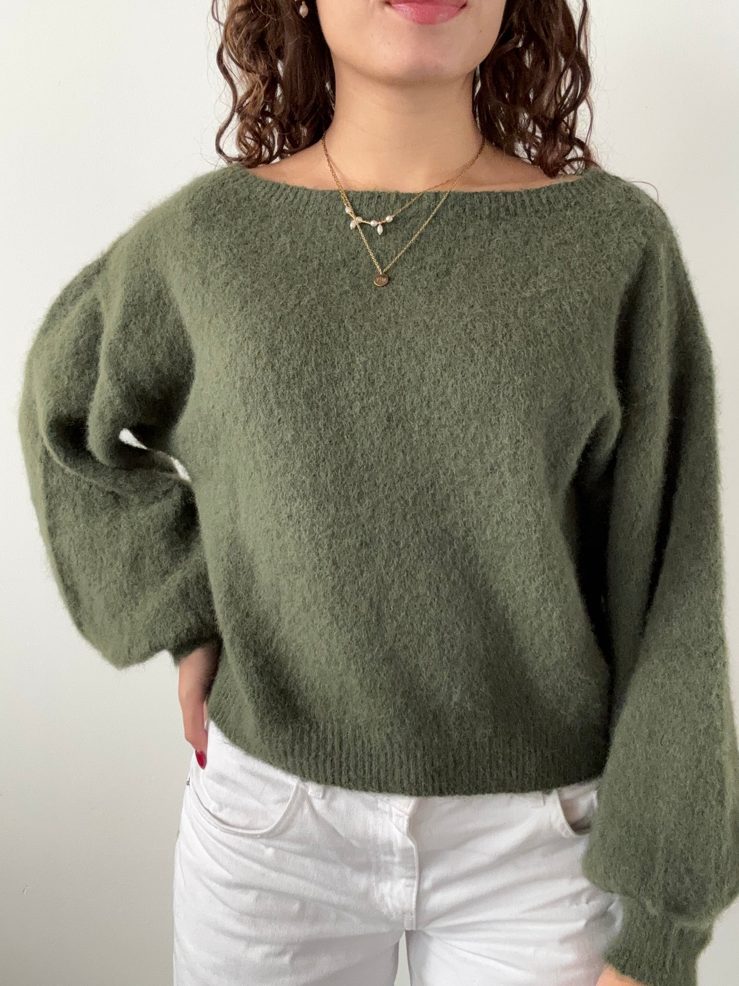 Off shoulder Stockholm pull