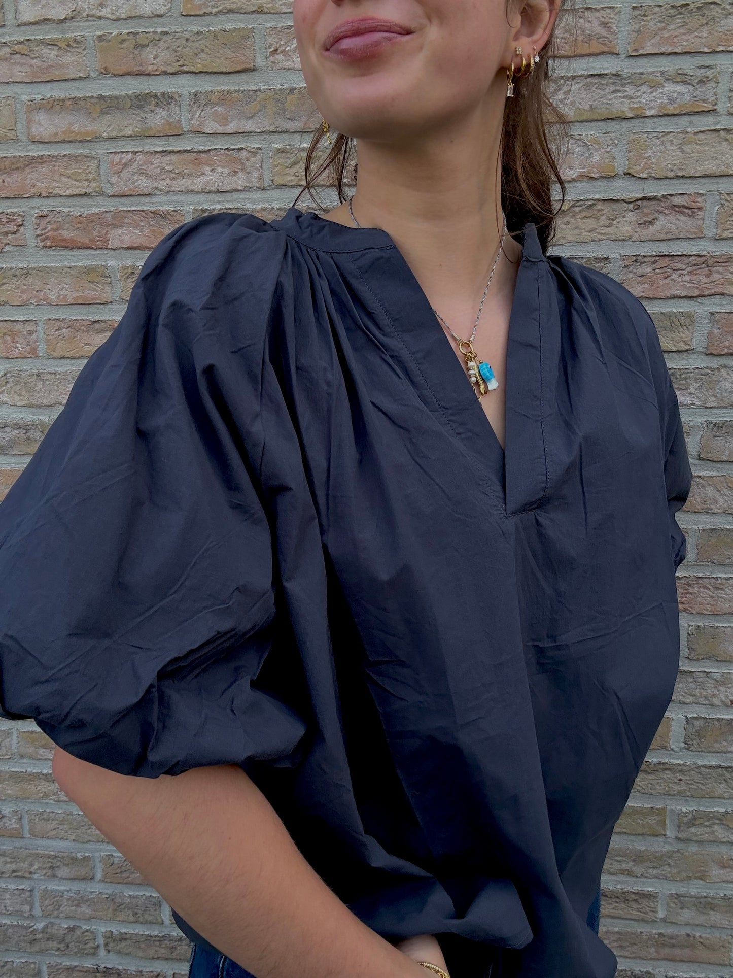 Balloon blouse
