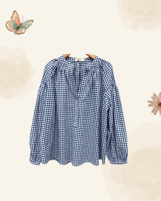 Lili blouse - donkerblauw